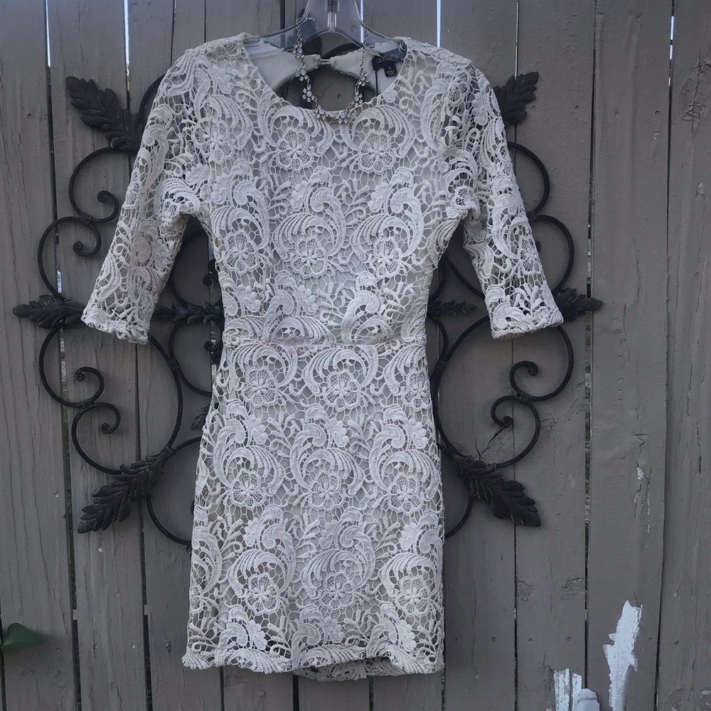 Open back formal dress